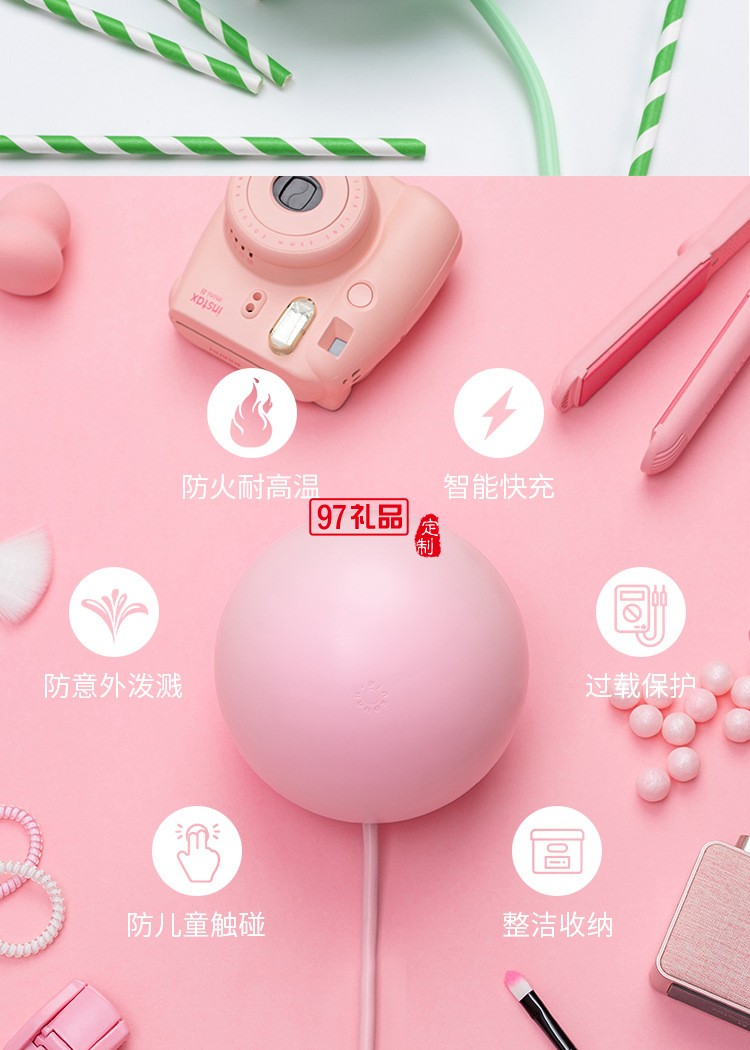 創意棒棒糖插座防兒童觸碰款定制公司廣告禮品