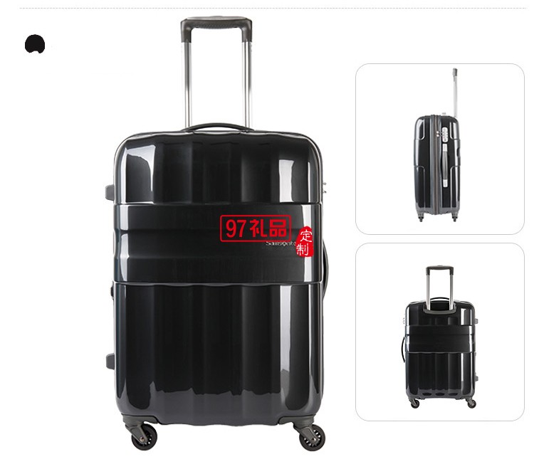 拉桿箱時尚擴展層旅行箱鏡面設計行李箱