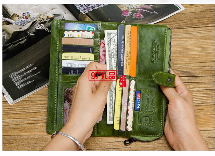 長(zhǎng)款手拿包皮夾女士錢包