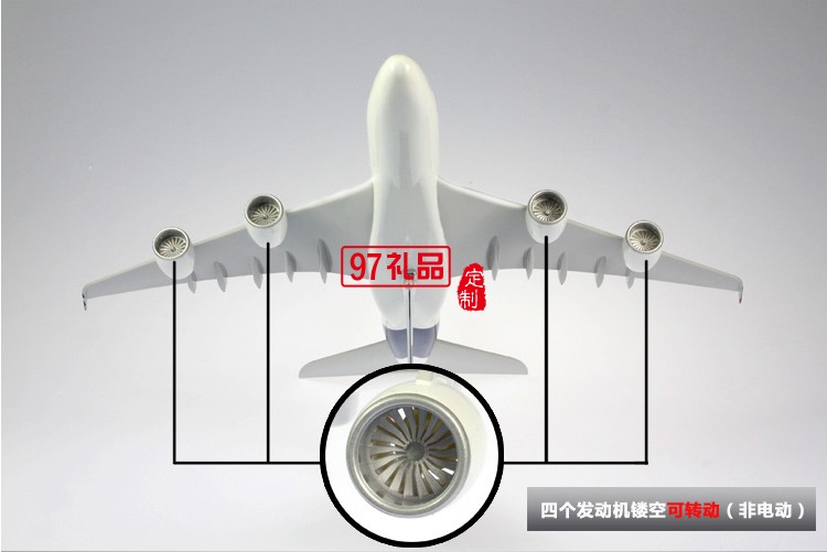 樹脂飛機模型 航空仿真靜態航模飛模 可定制LOGO