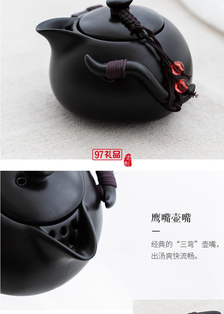 文化創(chuàng)意商務禮品香道茶具組合檀香爐陶瓷功夫茶具