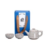 一壺二杯陶瓷冰裂茶具套裝企業開業商務活動禮盒禮品定制