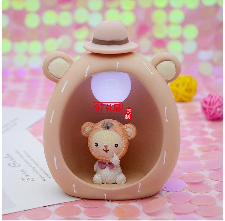 創意小夜燈ins少女心房間布置獨角獸星星燈