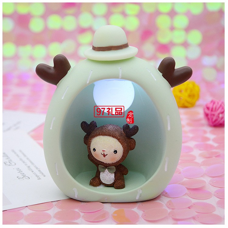 創意小夜燈ins少女心房間布置獨角獸星星燈