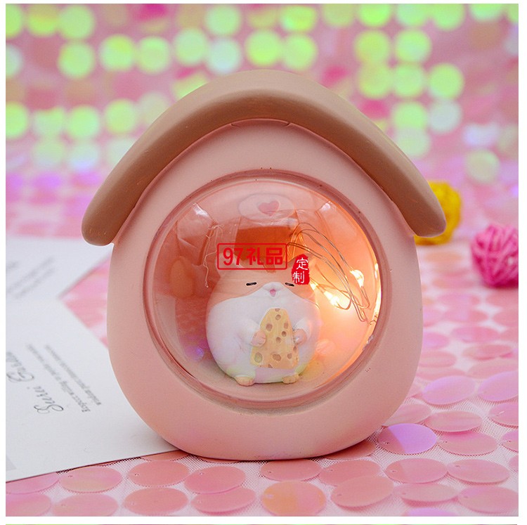 創意小夜燈ins少女心房間布置獨角獸星星燈