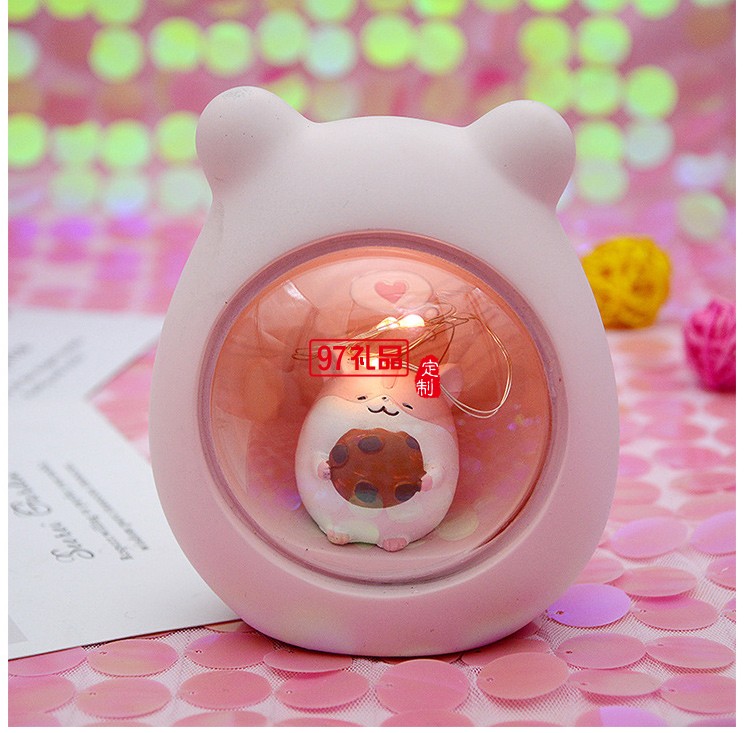 創意小夜燈ins少女心房間布置獨角獸星星燈