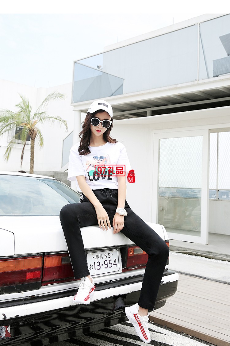 薄款長褲黑色闊腿褲夏季薄款休閑直筒長褲企業禮品定制