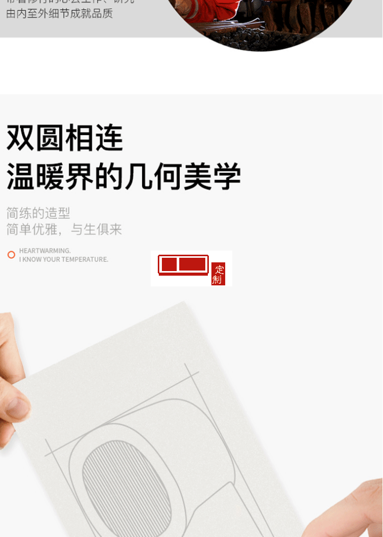 新款小型暖風機家用桌面熱風機便攜式辦公室電暖器