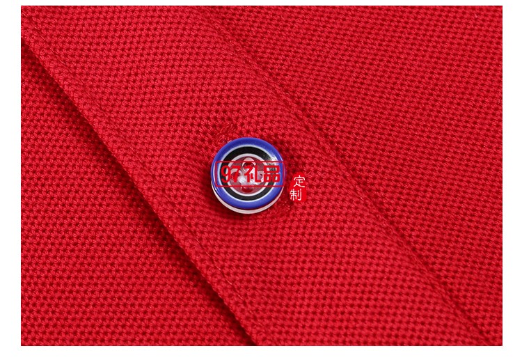 精品棉翻領可定制logo定制Polo衫員工服飾廣告衫