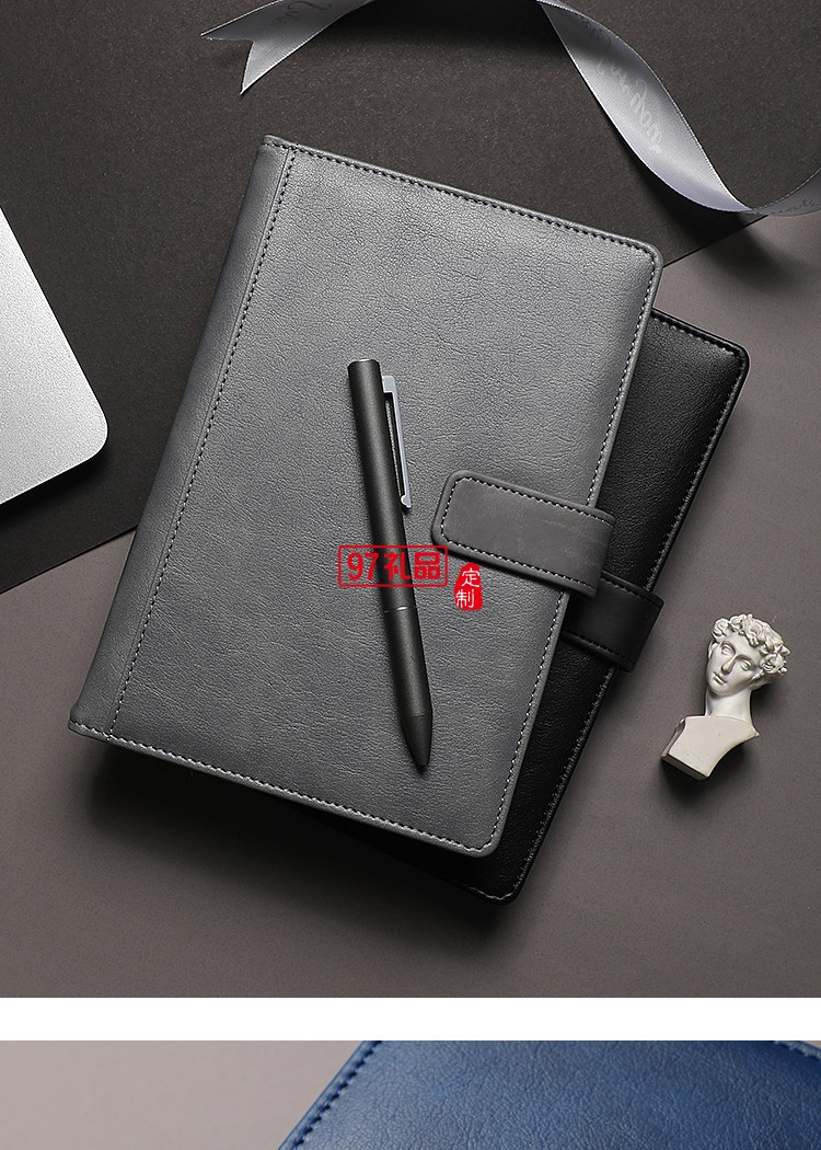 廠家直銷A5加厚商務B5辦公記事本企業本子套裝定制廣告logo筆記本