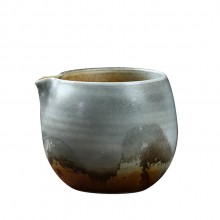 景德鎮手工柴燒公道杯 復古手工杯子陶瓷個人杯 粗陶茶杯直供