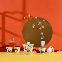 功夫茶具套裝蓋碗分茶器文創國潮中國風泡茶器