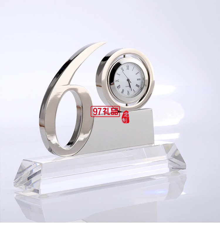 定制紀念品擺件60周年周年慶禮品金屬辦公禮品擺件 