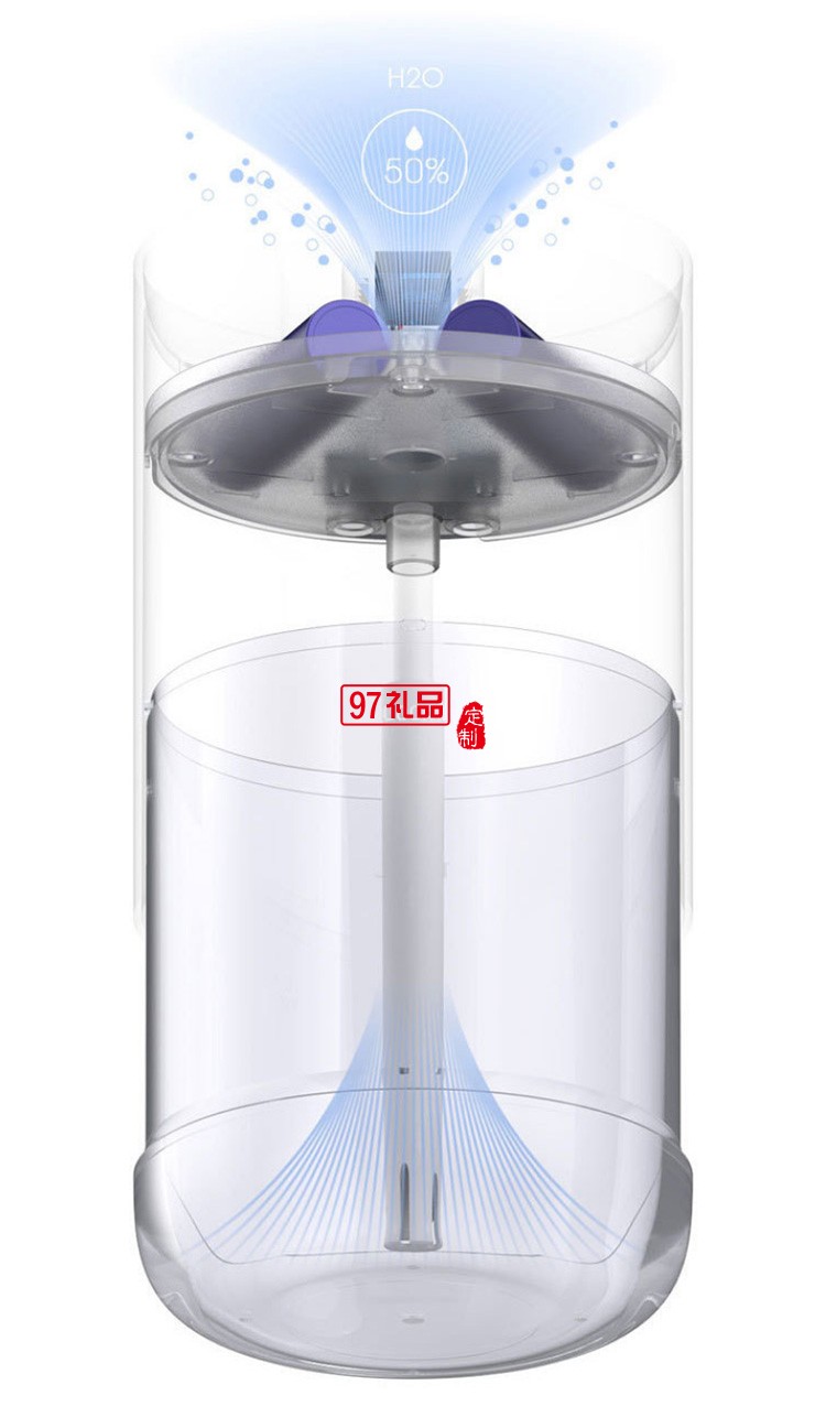 陜西師范大學定制USB迷你桌面加濕器內(nèi)置電池充電式加濕器可定制logo