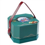 創意現貨八角創意手提端午粽子包裝盒6個裝空盒定制LOGO禮盒