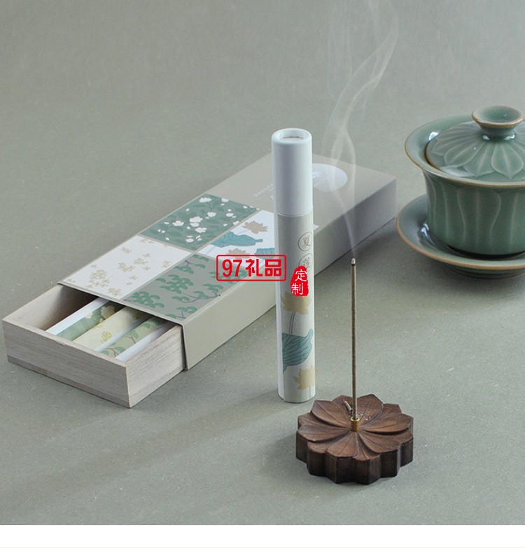 桃木創(chuàng)意線(xiàn)香香插套裝