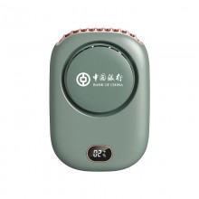 創意掛脖風扇懶人usb迷你手持桌面靜音掛腰風扇