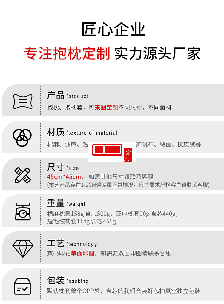 創意梵高油畫印花棉麻抱枕