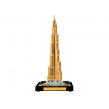 鍍金水晶內雕收藏品3D建筑樓模創意定制