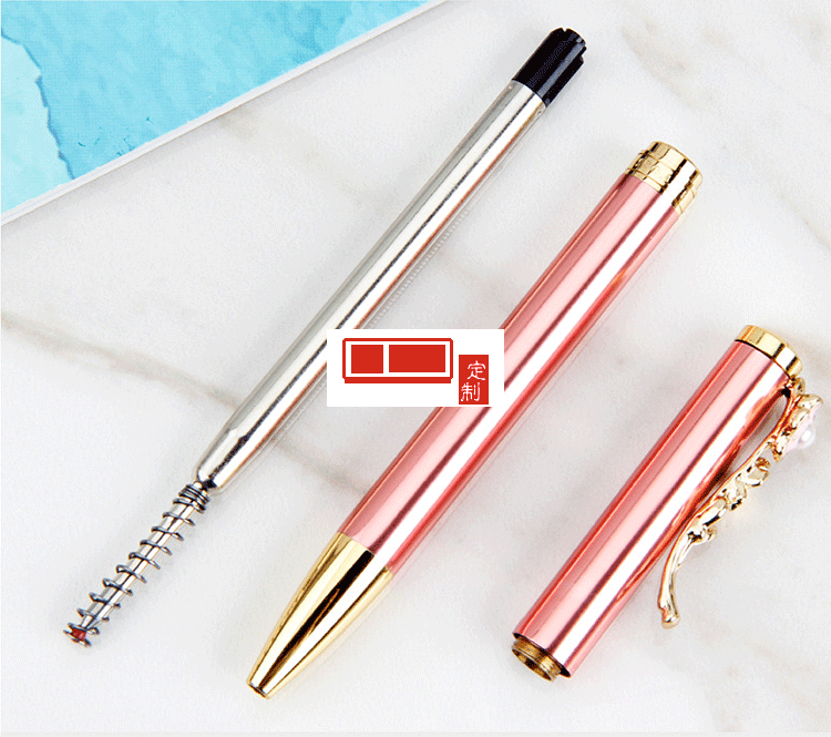 珍珠桃花筆中性筆 廣州大學定制案例