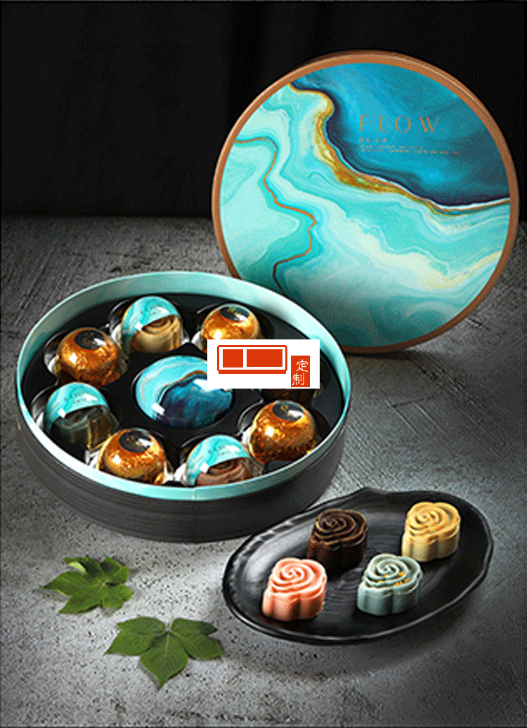 夢幻之藍中秋廣式云錦系列糕點 