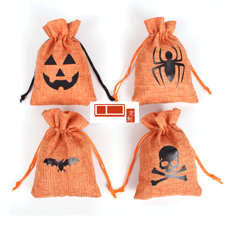 萬圣節麻布袋鬼節裝飾道具
