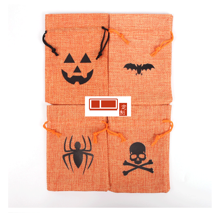 萬圣節麻布袋鬼節裝飾道具