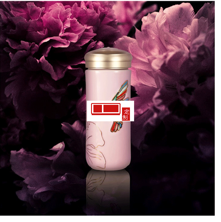 乾唐軒活瓷 吉星蜂鳥陶瓷杯隨身水杯商務創意禮品杯送客戶伴手禮