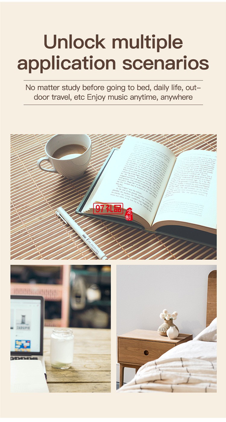  USB充電迷你藍牙小音箱 復古機器人音箱定制公司廣告禮品