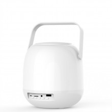 新款七彩燈藍牙音箱炫彩閃光發光家用夜燈床頭燈迷你低音炮音響