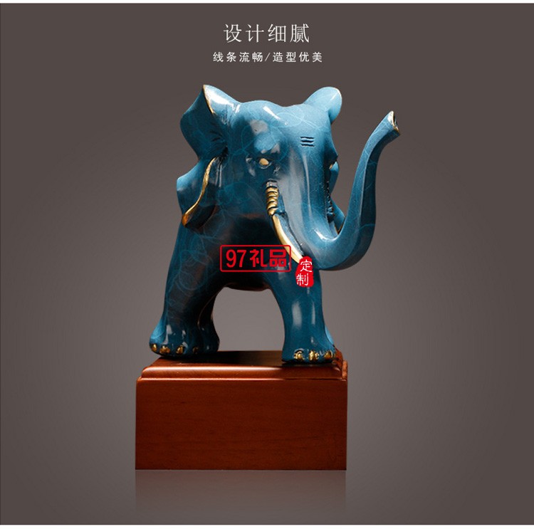 純銅大象擺件 辦公室家居裝飾送禮金屬銅大象工藝品批發