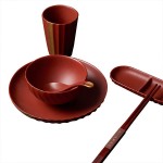 手工貼金原礦紫砂科檀紅木筷子餐具一人裝文創禮品套裝送會員貴賓