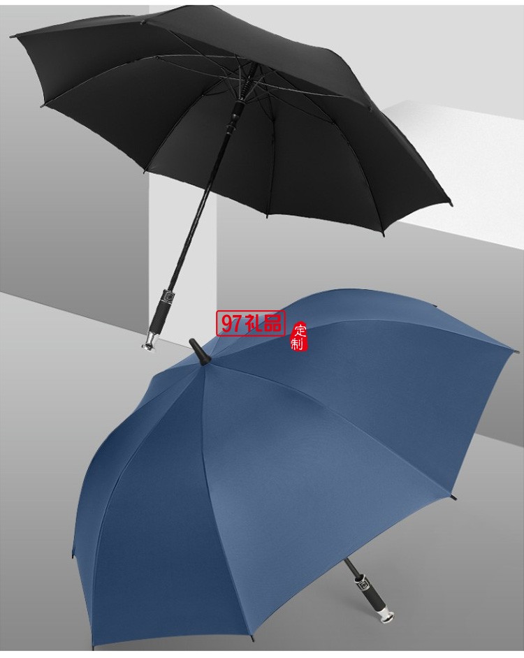 廣告?zhèn)汩L柄傘定做雨傘印字直柄車標黑膠加大高爾夫傘定制logo廠家