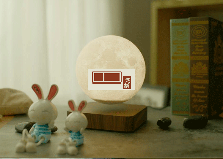 臺燈家居擺件月亮燈禮物創意禮品輕奢工藝品