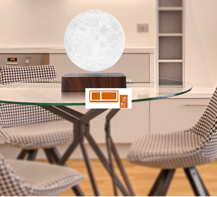 臺燈家居擺件月亮燈禮物創意禮品輕奢工藝品