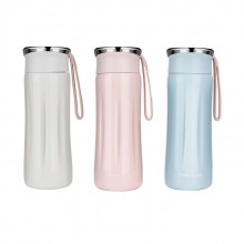 便攜創意雙層真空不銹鋼保溫杯