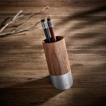 文創 創意桌面擺件多功能斜插式筆筒