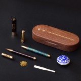 文創 黑胡桃木 自在文房辦公套裝