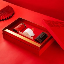 新品小茶商務套裝小茶&天福茗茶聯名款 “納福”茶禮套裝 可定制logo