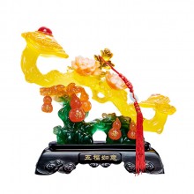 新中式仿玉五福如意開業喬遷新居送禮