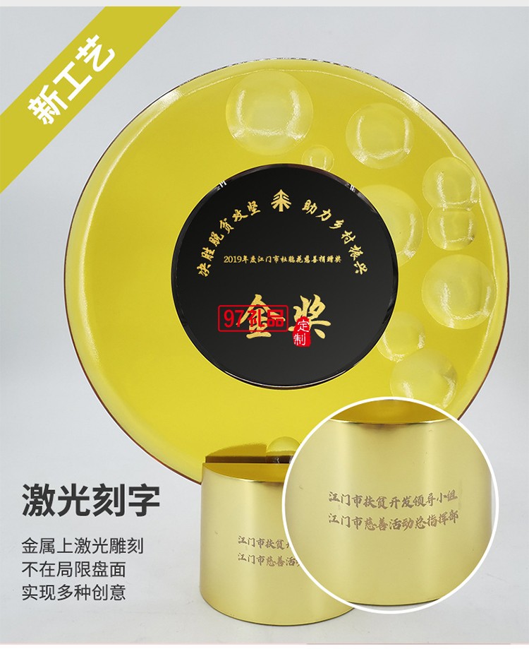 原創專利琉璃紀念盤