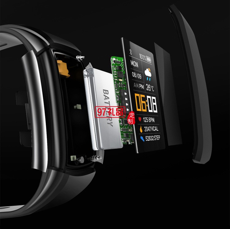 C5S心率血壓血氧藍牙手環智能手環