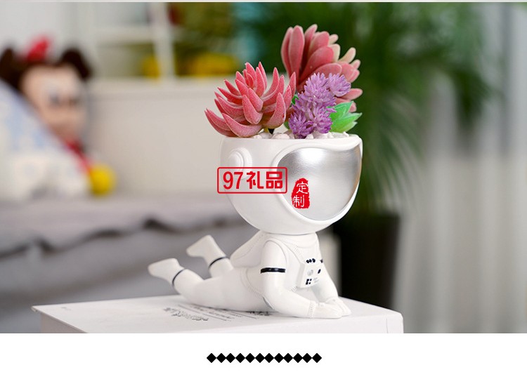 創意宇航員樹脂擺件