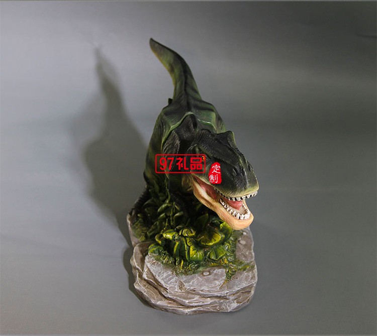 創意霸王龍書立架樹脂工藝品