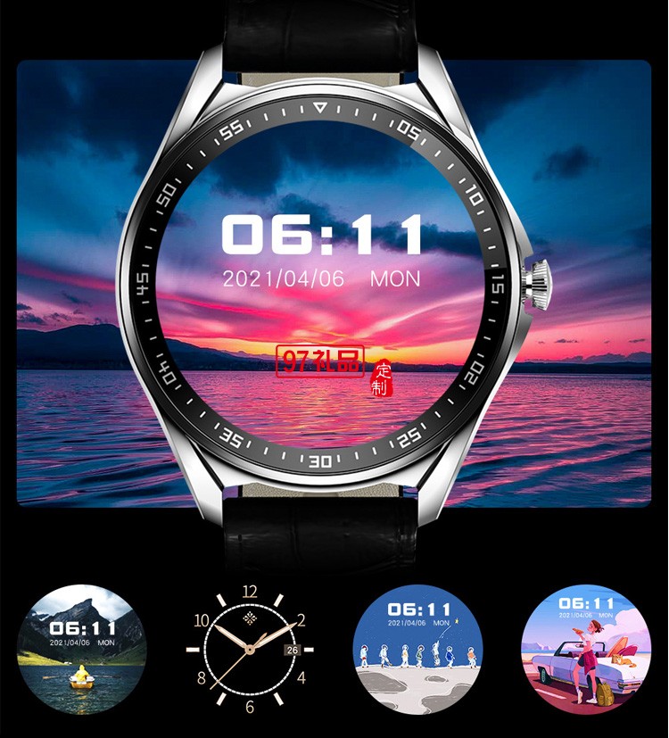 韓版藍(lán)牙通話音樂(lè)智能手錶時(shí)尚