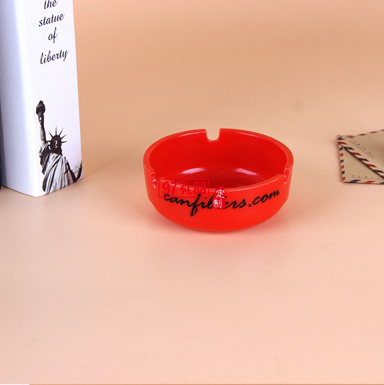 廠家直銷塑料煙灰缸定做 廣告創意桌面煙灰缸