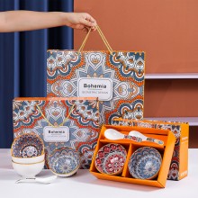 異域?qū)m廷復古風禮品餐具組合婚慶回禮可加印LOGO