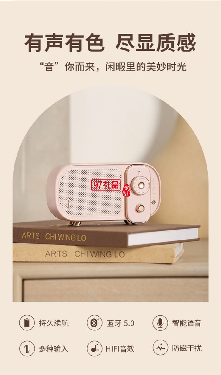 無(wú)線(xiàn)藍(lán)牙音箱迷你便攜式低音炮創(chuàng)意音響usb戶(hù)外復(fù)古藍(lán)牙音響
