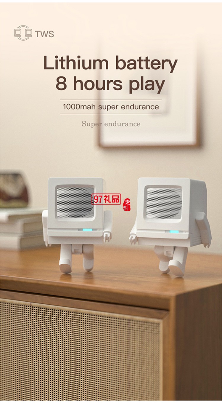 機器人藍牙音箱USB充電迷你無線便攜戶外小音響