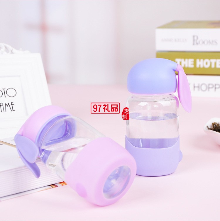 創意活動廣告印logo杯子批發兔子水杯